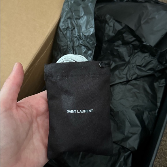 Saint Laurent White Leather Shoes - Picture 6 of 11